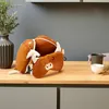 Relaxeazzz peluche Highland Coo vache oreiller de voyage & Voir les images du produit 6