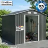 BRAST Gerätehaus Geräteschuppen Metall | 235x131x192 | Produktbild-Vorschau 1