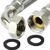 AWM Edelstahl Flexschlauch (DN19) 1" BOGEN x 1" ÜM - 80 cm Produktbild-Vorschau 1