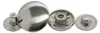 50 Stk Druckknopf Set rund S-Feder Verschlüsse Schnappknopf Metall Größen 12,5mm silber Produktbild-Vorschau
