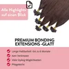 hair2heart Premium Extensions Echthaar Bondings glatt - 25 Produktbild-Vorschau 3