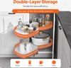 Organizzatore per armadietti da cucina 2 livelli Anteprima dell’immagine prodotto 3