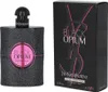 A bottle of Yves Saint Laurent Black Opium Neon Eau de Parfum and its packaging are displayed side-by-side against a white background. Náhled obrázku produktu