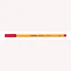A single red Stabilo Point 88 pen on a white background. Produktbild-Vorschau