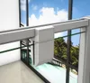 U-kabine 80x185cm Drehtür mit 80x80x185cm Seitenwand 5mm Produktbild-Vorschau 7