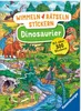 Wimmeln, Rätseln, Stickern: Dinosaurier Náhľad obrázku produktu 1