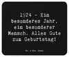 Mr. & Mrs. Panda Mauspad Spruch 1924 Geburtstag - Schwarz - Produktbild-Vorschau 1