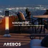 Promiennik podczerwieni AREBOS 2000 W, z pilotem zdalnego Podgląd zdjęcia produktu 7