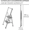 WENKO skladací rebrík pre domácnosť protišmykový 2 kroky Náhľad obrázku produktu 5