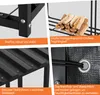 Regał na drewno kominkowe Eikuavons z dachem, wymiary 185 x Podgląd zdjęcia produktu 3