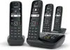 Téléphone Fixe GIGASET AS690 A Quattro, Noir, Répondeur 20 Voir les images du produit 1