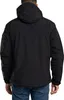 A person wearing a black winter jacket, seen from the back. Produktbild-Vorschau