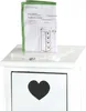 SKŘÍŇ "HEART" | Mahagonové dřevo, 2 ratanové koše | Komoda Náhled obrázku produktu 6