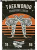 MuchoWow® Wandteppich Wandbehang Jahrgang - Karate - Pak Produktbild-Vorschau 1