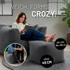 LUMALAND Pouf modulaire de la série Cord, 54x54x40 cm - Voir les images du produit 6