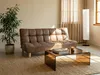 3-Sitzer Sofa mit Schlaffunktion Schlafsofa aus gealterter Produktbild-Vorschau 2