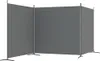Parawan 3-Panelowy, Antracytowy, 525X180 Cm, Tkanina Podgląd zdjęcia produktu 11