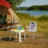 Relaxdays Kinder Klappstuhl, Campingstuhl mit Kuh-Motiv, Produktbild-Vorschau 2