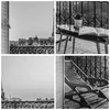 Wanduhr - Rund - Glasuhr - Schwarzweiß Paris Balkon - Produktbild-Vorschau 8