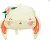 Folienballon Hase 65cm beige orange Produktbild-Vorschau 9