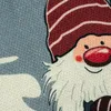 Świąteczny pokrowiec na krzesło w kolorze szarym "Gnomes Podgląd zdjęcia produktu 3