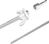 com-four® 20x Piquets de tente en acier - Piquets à visser Voir les images du produit 3