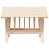 vidaXL Heuraufe für Kaninchen 44x33x33 cm Massivholz Tanne Produktbild-Vorschau 4