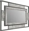 MASSIVMOEBEL24 | Miroir  76x4x122 cm - Fer brut et Bois de Voir les images du produit 1