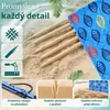Lantigo Plážová zástěna Ryba 10m | Větrolam mikrovlákno UV Náhled obrázku produktu 6