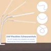 ZMH stolová LED lampa stmievateľná biela upínateľná husím Náhľad obrázku produktu 3