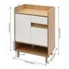 Botníky 60*32*90cm Botník s dvířky Volně stojící botník Náhled obrázku produktu 4