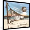 MuchoWow® MuchoWow® Gerahmtes Poster Strand - Volleyball - Produktbild-Vorschau 1