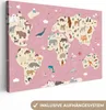 OneMillionCanvasses® - Obrazy na plátně - Mapa světa Děti - Náhled obrázku produktu 1