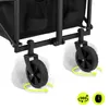Faltbarer Strandwagen, Tourenwagen - schwarz, Oxford 600D, Produktbild-Vorschau 7