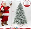 COSTWAY Albero di Natale artificiale 180cm con neve, albero Anteprima dell’immagine prodotto 3