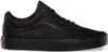 A black Vans Old Skool sneaker is shown from the side against a white background. Voir les images du produit