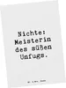 Mr. & Mrs. Panda Postkarte Spruch Nichte Meisterin - Weiß - Produktbild-Vorschau 1