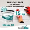 SuperBau Fliesenkleber WEIß 15kg, Flexkleber FLIESEN, Produktbild-Vorschau 2
