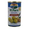 El Faro Grüne Oliven mit Sardellenpaste | Gefüllte Oliven | 350 g Dose (Abtropfgewicht 150 g) | Spanische Tapas-Spezialität Produktbild-Vorschau