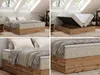 MKS MEBLE Boxspringbett, Polsterbett WOOD ZERO ohne Produktbild-Vorschau 2