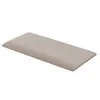 A single, light gray, rectangular cushion panel is shown against a white background. Produktbild-Vorschau