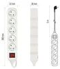 Prodlužovací kabel 5 m / 5 zásuvek / s vypínačem / bílý / PVC / 1 mm2 Productafbeelding-voorbeeld