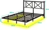 okwish Schwebebett 120x200 Bettgestell Metallbett mit Produktbild-Vorschau 7