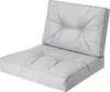 A light gray cushion set for outdoor furniture, shown against a white background. Náhľad obrázku produktu