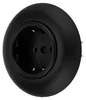 Prise encastrée rétro I VX1 noir mat Voir les images du produit 1