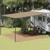 vidaXL Tappeto tenda 400x400 cm Taupe Anteprima dell’immagine prodotto 1