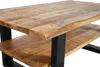 Couchtisch Baumkante massiv Mangoholz naturfarben 115×65 cm Produktbild-Vorschau 5