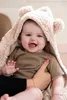 Baby's Only Einschlagdecke Snow - mit Ohren - Alt Rosa - Produktbild-Vorschau 4