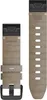 A close-up studio shot of two Garmin watch straps against a white background. Produktbild-Vorschau