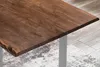 Esstisch Baumkante massiv Akazie nussbaumfarben 100 x 70 cm Produktbild-Vorschau 5